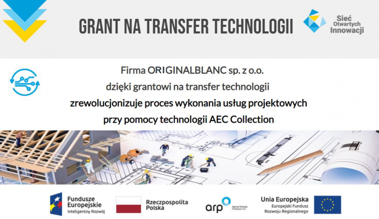 Transfer technologii w branży budowlanej ORIGINALBLANC sp. z o.o.