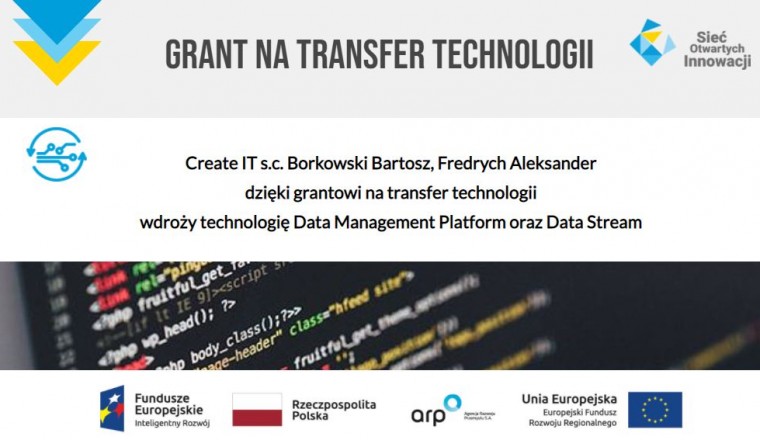 Transfer technologii dla Create IT s.c. Borkowski Bartosz, Fredrych Aleksander