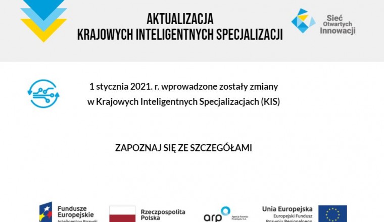 Krajowe Inteligentne Specjalizacje (KIS) aktualizacja 2021 r.